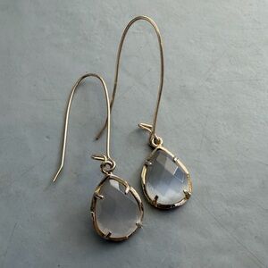 Kendra Scott Gray Teardrop Earrings